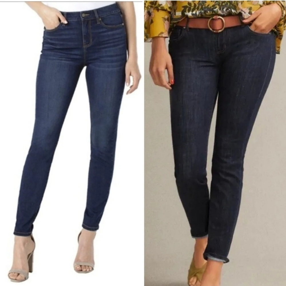 CAbi Dark Wash Skinny Ankle Jeans Size 2 LIKE‎ NEW